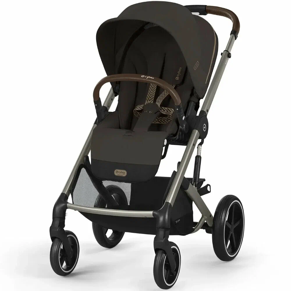 Прогулочная коляска Cybex Balios S Lux 2025 Chocolate Brown, в комплекте с дождевиком Прогулочная коляска Cybex Balios S Lux 2025 Chocolate Brown, в комплекте с дождевиком