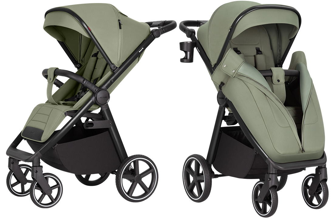 Прогулочная коляска Carrello Bravo SL Black Frame CRL-5520/2025 Mosaic Green Прогулочная коляска Carrello Bravo SL Black Frame CRL-5520/2025 Mosaic Green